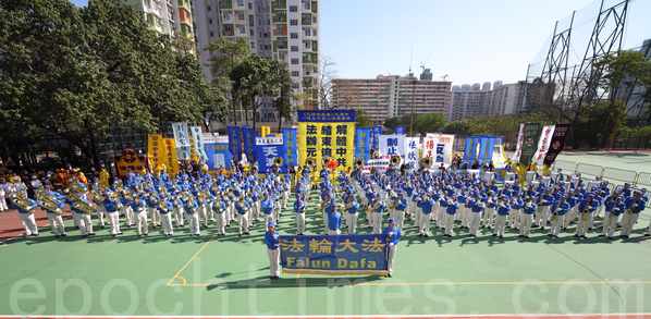 九评九周年 香港大游行声援1.5亿退党潮(组图)(视频)