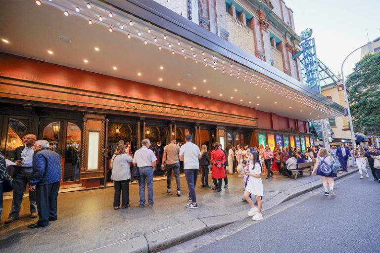 悉尼帝苑剧院(Capitol Theatre)外景。(陆明/新唐人)