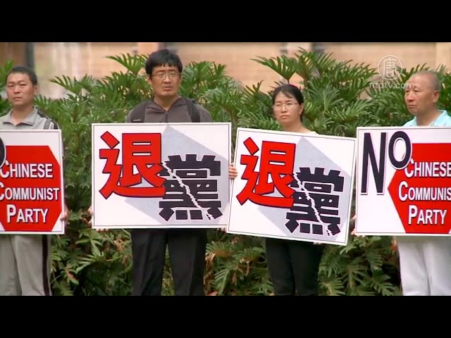 悉尼三亿人三退集会 获各界支持(视频)