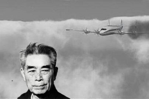 1956年6月27日,中共前总理周恩来在接见日本代表团时说:〝我们很感激一部分日本人,他们在抗日战争时期,作为医生、护士、技术员参加了抗日战争。〞(新唐人合成)