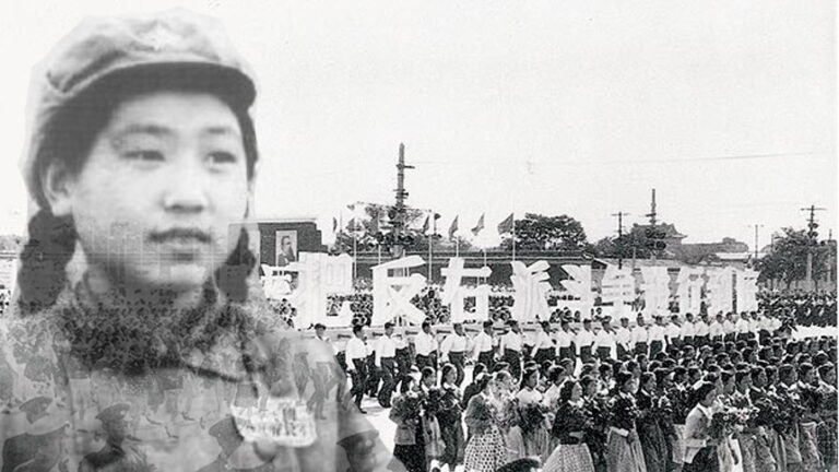 胡耀邦前秘书的女友:林希翎(图片:维基/希望之声合成)