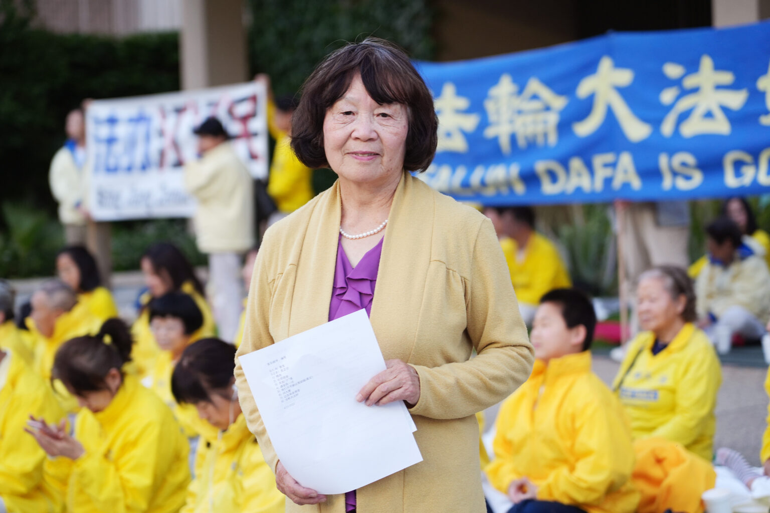洛杉矶退出中共组织的服务中心负责人Helen Lee。(大纪元资料图片)