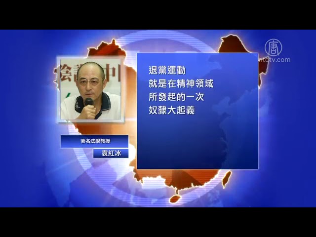 袁红冰:九评引奇迹 华人应强力传递(视频)