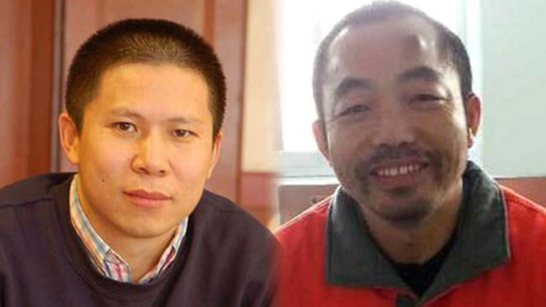 4月10日(周一),中国著名维权人士许志永和丁家喜,因2019年参与“厦门聚会”讨论时政,被中共当局以“颠覆国家政权罪”,分别被判14年和12年有期徒刑,。许志永(左)丁家喜(右)图片来源:网络