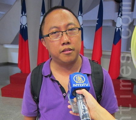 香港南方民主同盟主席龙纬汶。(钟元/大纪元)