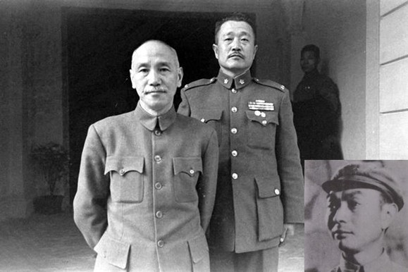 郭汝瑰在内战期间担任国防部作战厅长。杜聿明(中)曾怀疑他是中共特务。蒋介石(左)撤到台湾后痛心疾首的说:〝没有想到郭汝瑰(右)是最大的共谍!〞(新唐人合成)